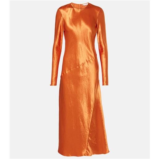 Max Mara abito lungo elogio in raso