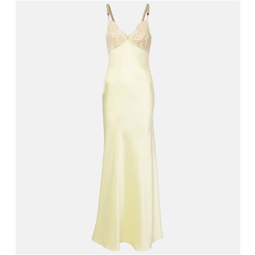 Self-Portrait x christopher kane - abito lungo in raso