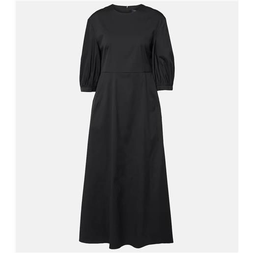'S Max Mara abito midi clea in popeline di misto cotone