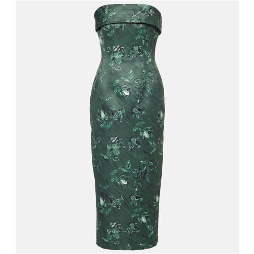 Emilia Wickstead abito bustier keeley
