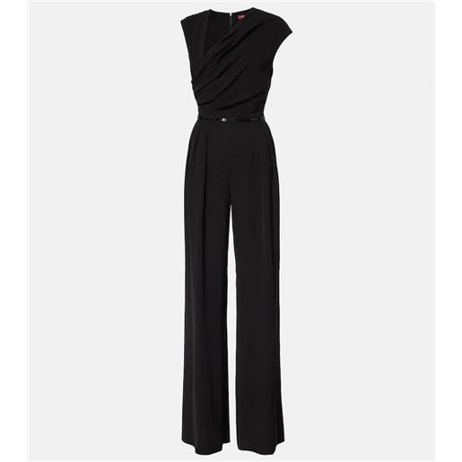 Max Mara jumpsuit filante in cady