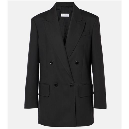 Max Mara blazer palanca in lana, mohair e seta