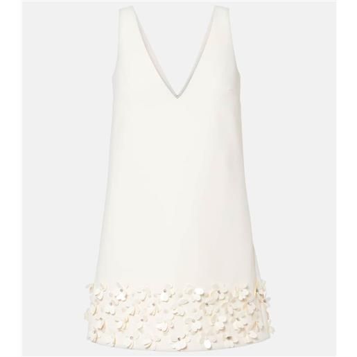 Self-Portrait bridal - abito corto in crãªpe con paillettes