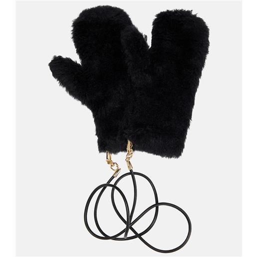 Max Mara muffole ombrato in misto lana e seta