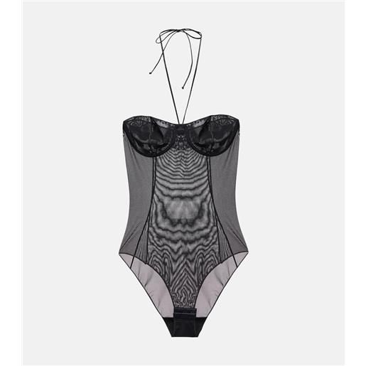 Oseree osã©ree body in maglia con scollo allâamericana