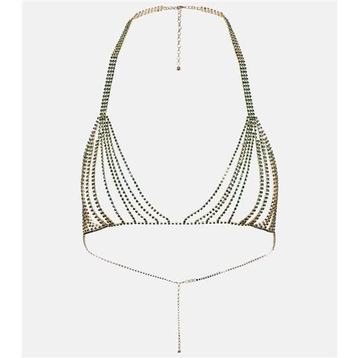 Oseree osã©ree reggiseno a catena gem con decorazione