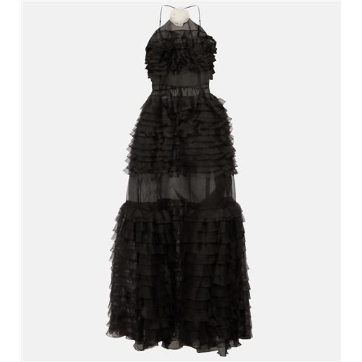 Staud abito lungo florian in organza