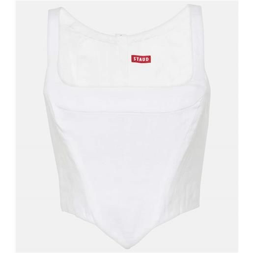 Staud bustier in lino