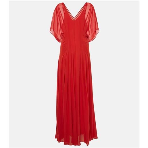 Max Mara abito lungo in seta