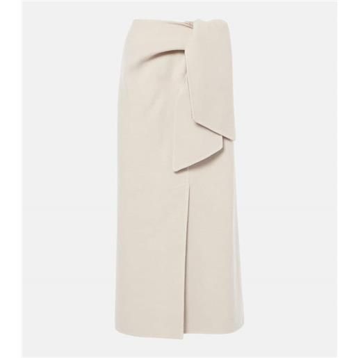 Max Mara gonna a portafoglio zuppa in lana e cashmere