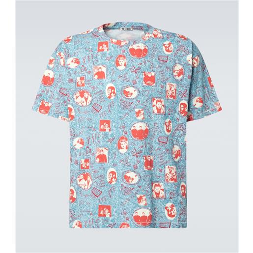 Bode t-shirt yearbook boxy in cotone