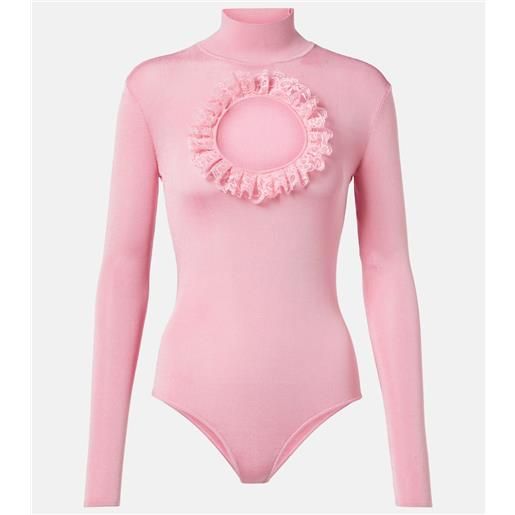 Self-Portrait x christopher kane - body con pizzo e cut-out