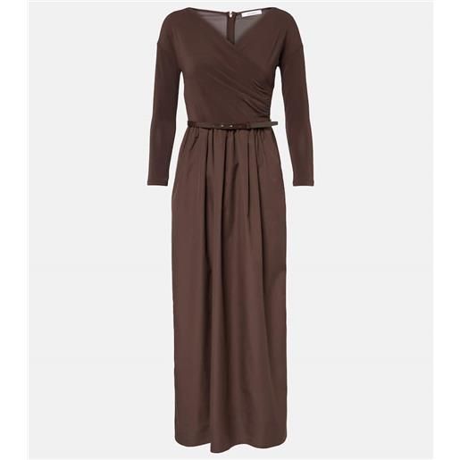 Max Mara abito lungo kaiser con cintura