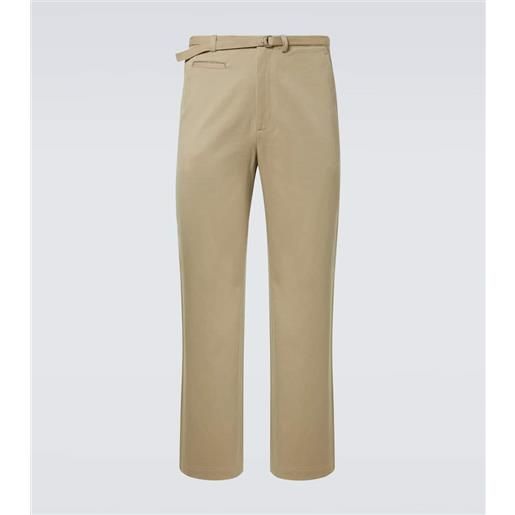 Auralee pantaloni chino in cotone