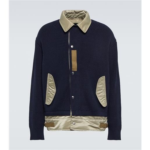 Sacai giacca in maglia