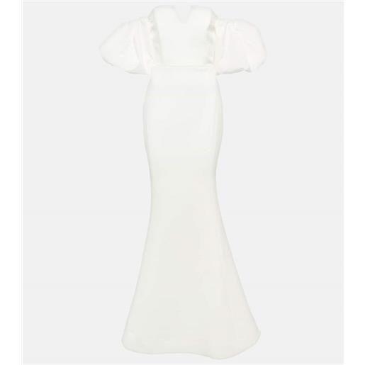 Rebecca Vallance bridal - abito lungo genevieve in crãªpe