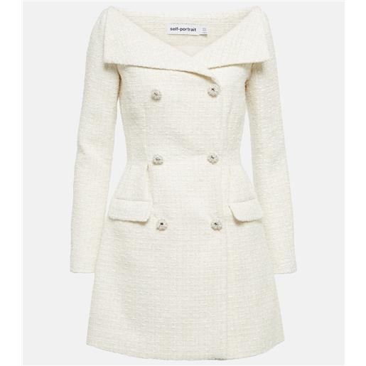 Self-Portrait miniabito in bouclã©