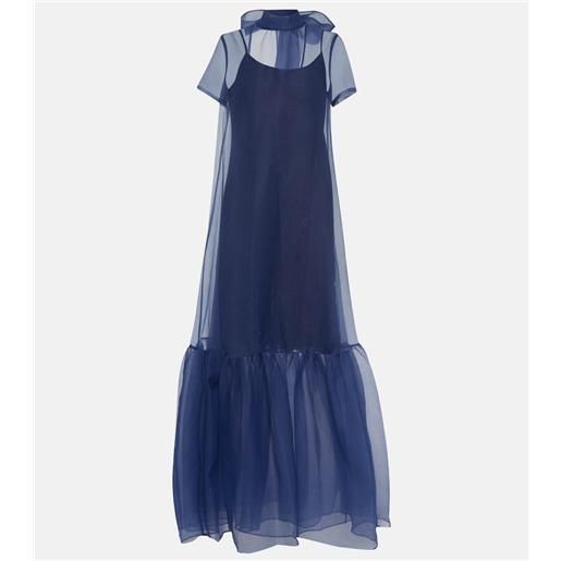 Staud abito lungo calluna in organza