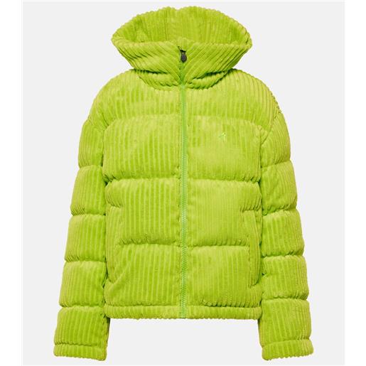 Perfect Moment piumino jumbo in velluto a coste