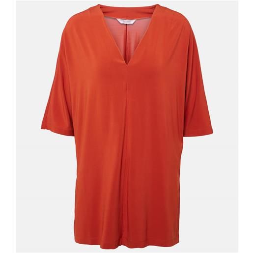 Max Mara blusa linfa in crãªpe di jersey