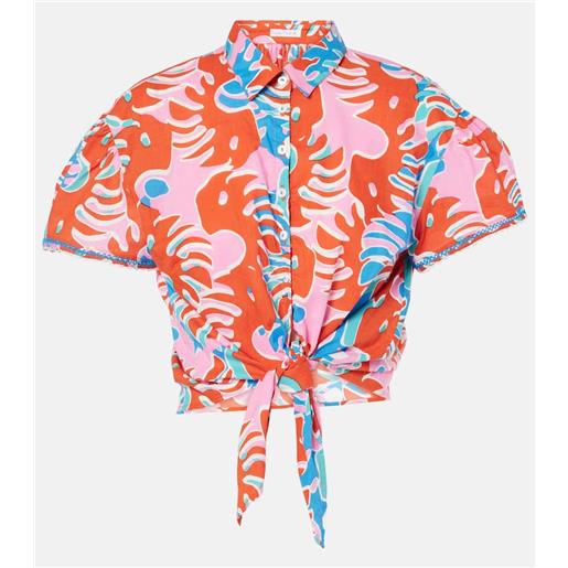 Poupette St Barth camicia in cotone con stampa