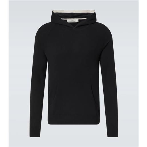 Arch4 felpa mr balham in cashmere con cappuccio