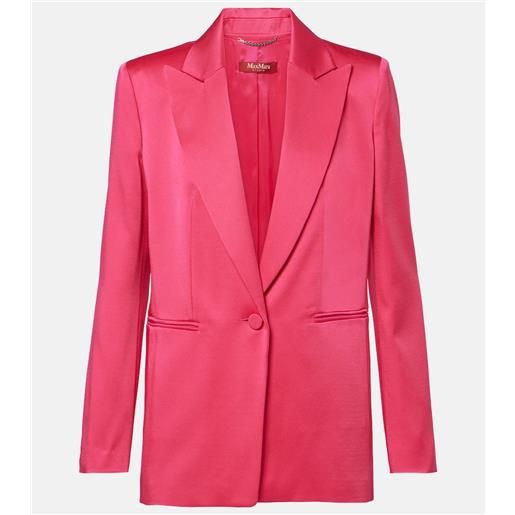 Max Mara blazer galazia in raso