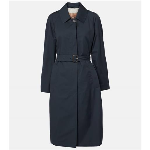 Max Mara cappotto orleans in twill di misto cotone