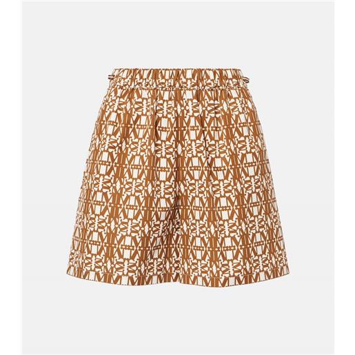 Max Mara shorts taiga in cotone a vita alta