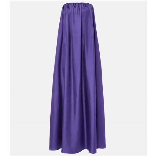 Max Mara abito lungo edda in seta