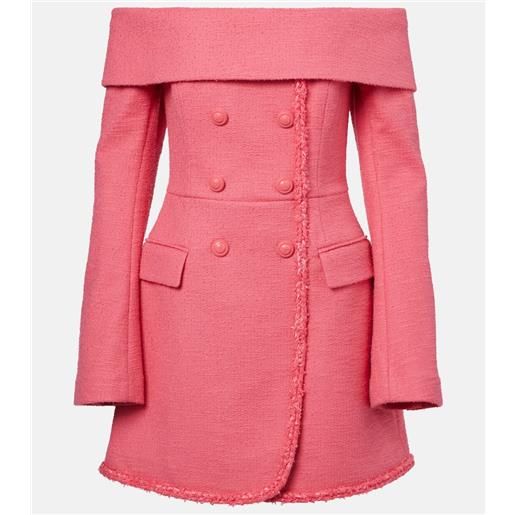 Rebecca Vallance abito corto montana in crãªpe