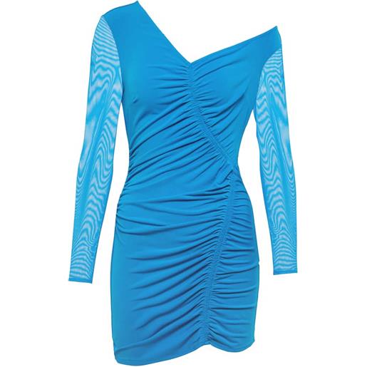 Self-Portrait miniabito asimmetrico