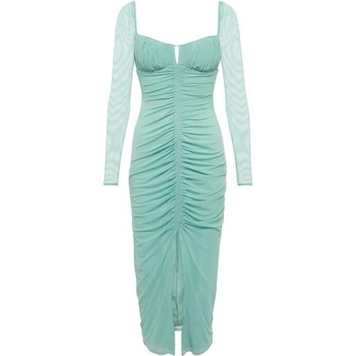 Self-Portrait abito in jersey con tulle