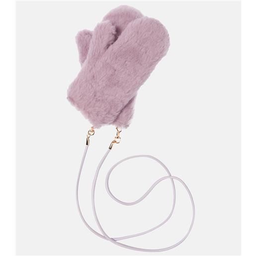 Max Mara muffole ombrato in teddy