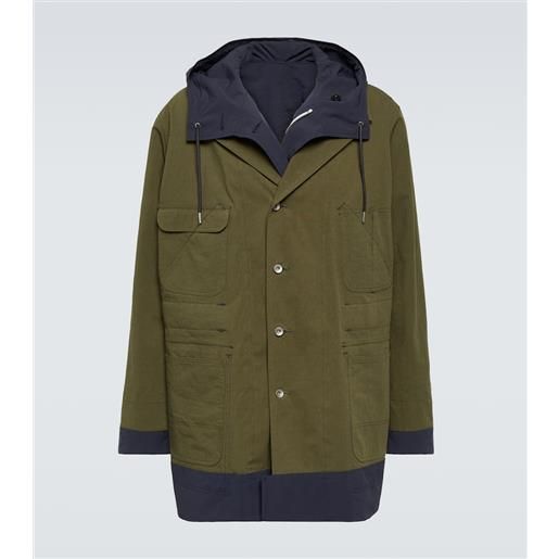 Sacai soprabito reversibile in misto cotone