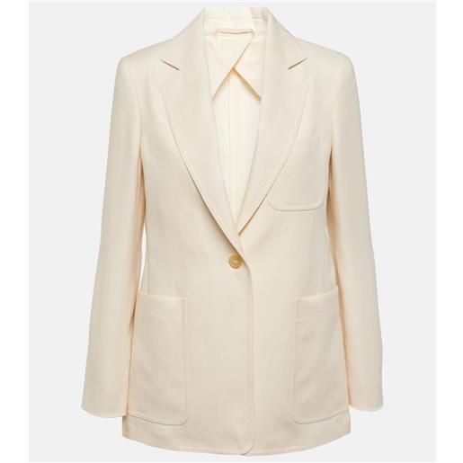 Max Mara blazer boemia in twill di lino