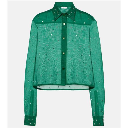 Oseree osã©ree camicia gem in cotone e seta