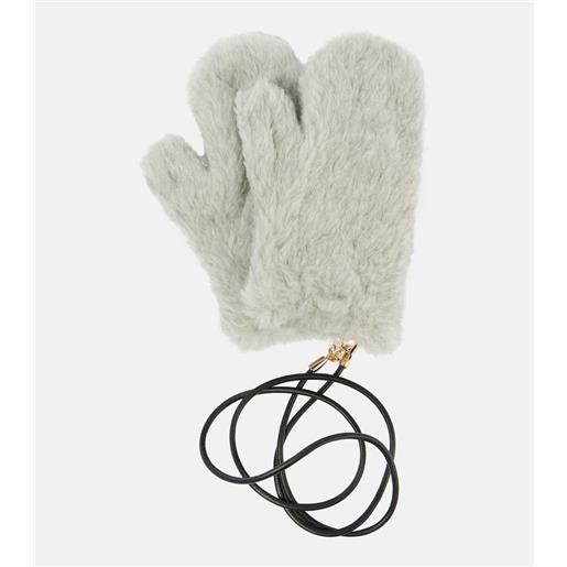 Max Mara muffole ombrato in teddy
