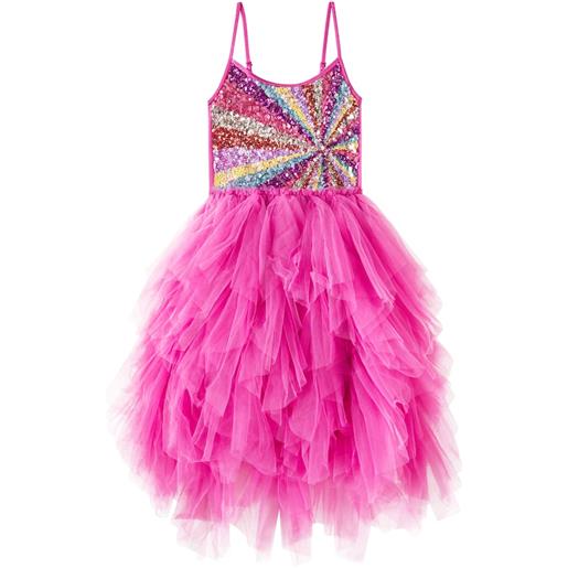 Tutu Du Monde abito magical spectrum in tulle con paillettes