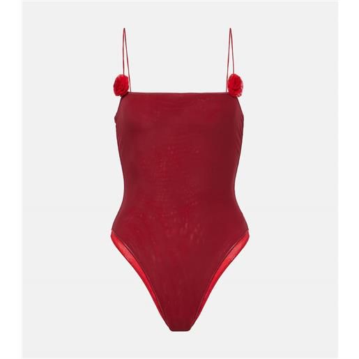 Oseree osã©ree costume intero con applicazioni floreali