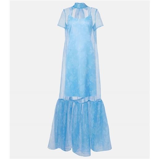 Staud abito lungo calluna in organza