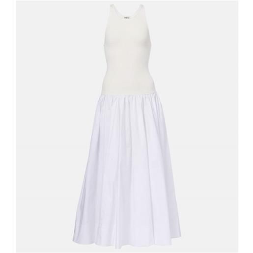 Staud abito lungo yamila con ruches