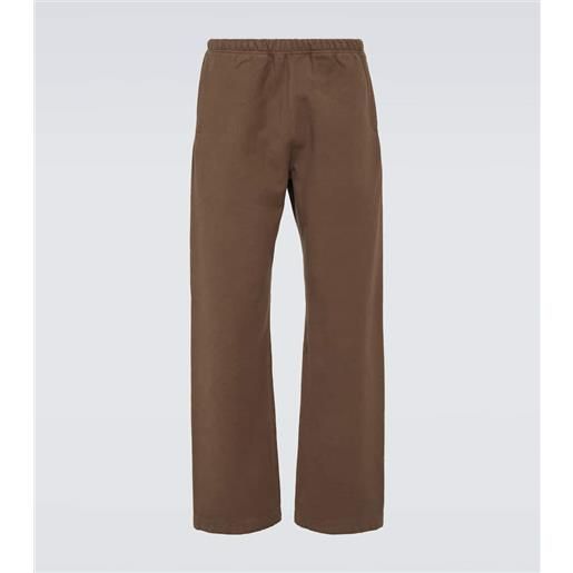 Auralee pantaloni sportivi in misto cotone