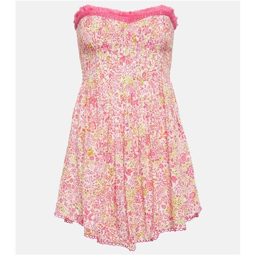 Poupette St Barth miniabito claire con stampa