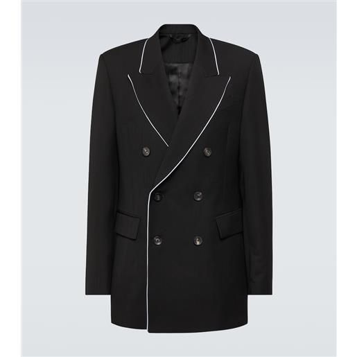 Wales Bonner blazer doppiopetto rise in lana
