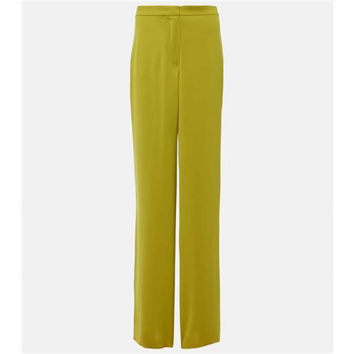 Max Mara pantaloni regular medusa in lana