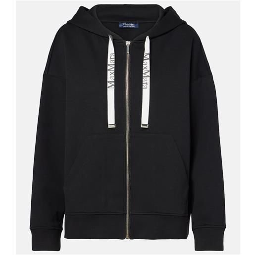 'S Max Mara felpa jour in jersey di misto cotone