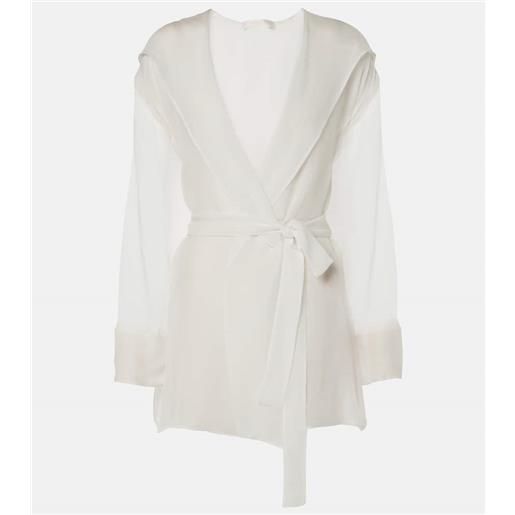 Max Mara giacca in chiffon di seta
