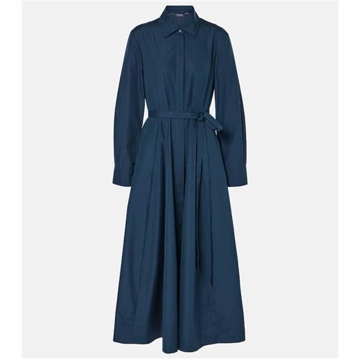'S Max Mara abito midi patty in cotone a pieghe