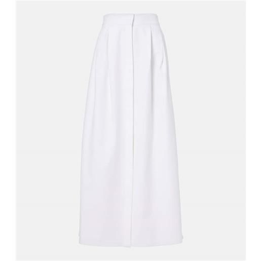 Max Mara gonna lunga in gabardine di misto cotone